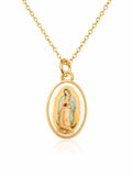 Guadalupe Golden Necklace — Fiat & Grace Catholic jewelry