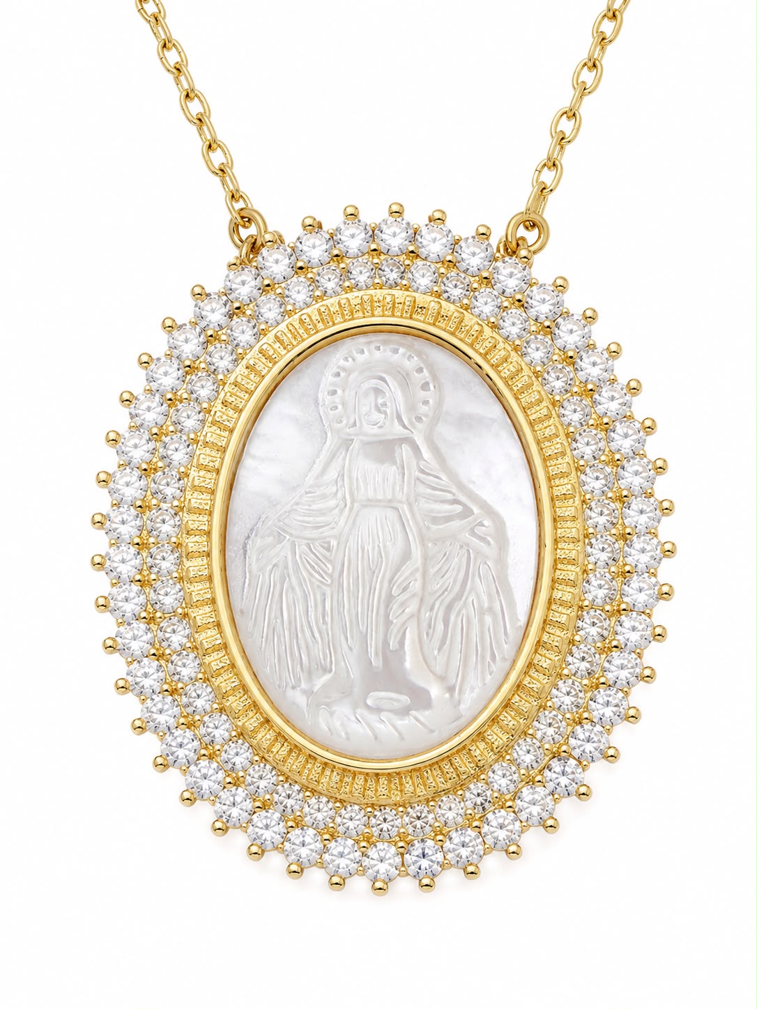 Marian Majesty Necklace — Fiat & Grace Catholic jewelry