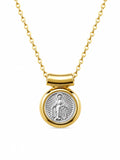 Miraculous Medal Mini Gold — Fiat & Grace Catholic jewelry