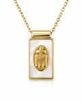 Necklace Scapular Virgen Carmen — Fiat & Grace Catholic jewelry