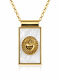 Sacred Heart Scapular Gold Necklace — Fiat & Grace Catholic jewelry