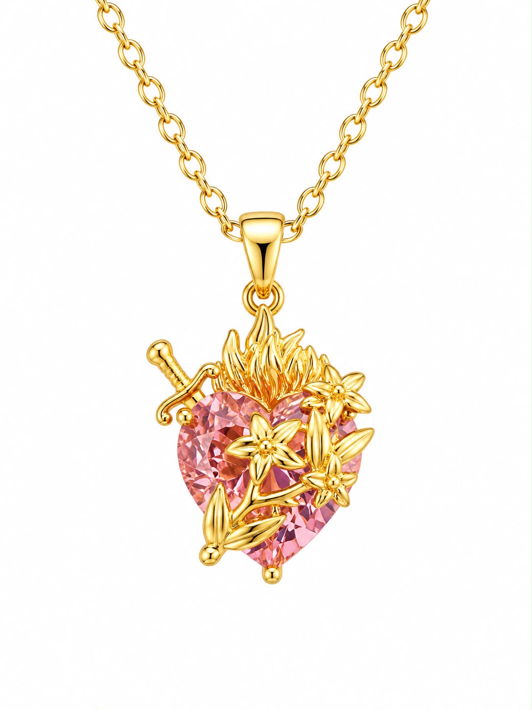 Saint Joseph Heart Necklace — Fiat & Grace Catholic jewelry