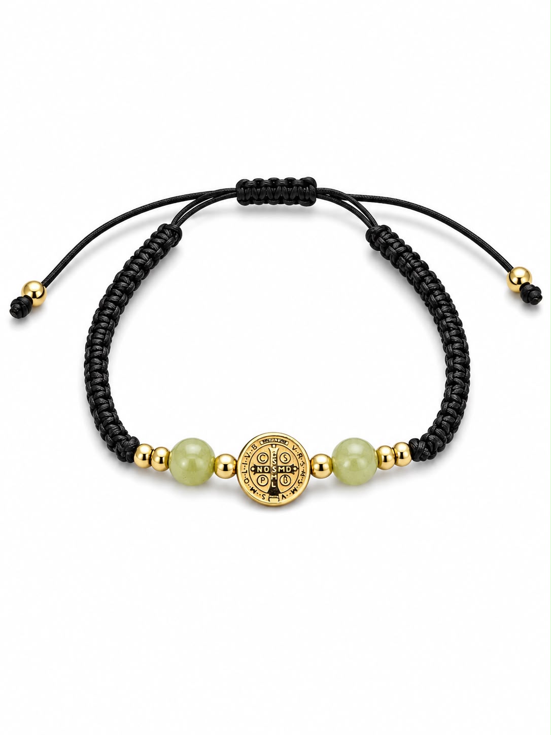 St. Benedict Black Olive Bracelet — Fiat & Grace Catholic jewelry