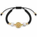 St. Benedict Marble Bracelet — Fiat & Grace Catholic jewelry