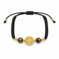 St. Benedict Pilgrim Gold Bracelet — Fiat & Grace Catholic jewelry