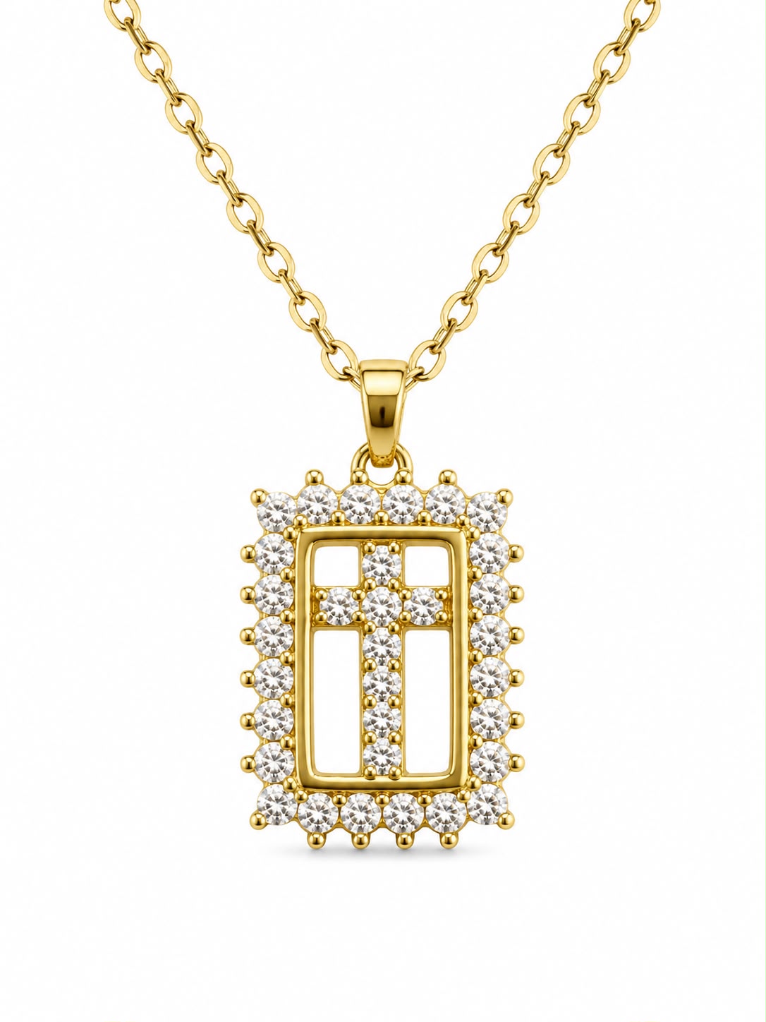 Templum Cross Necklace — Fiat & Grace Catholic jewelry